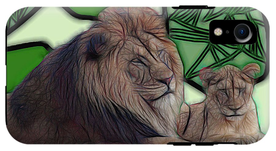 Father Lion - Phone Case