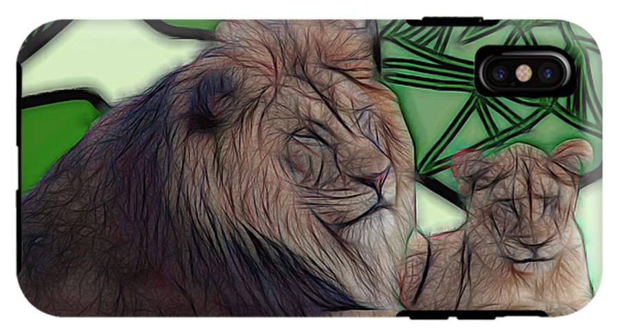 Father Lion - Phone Case