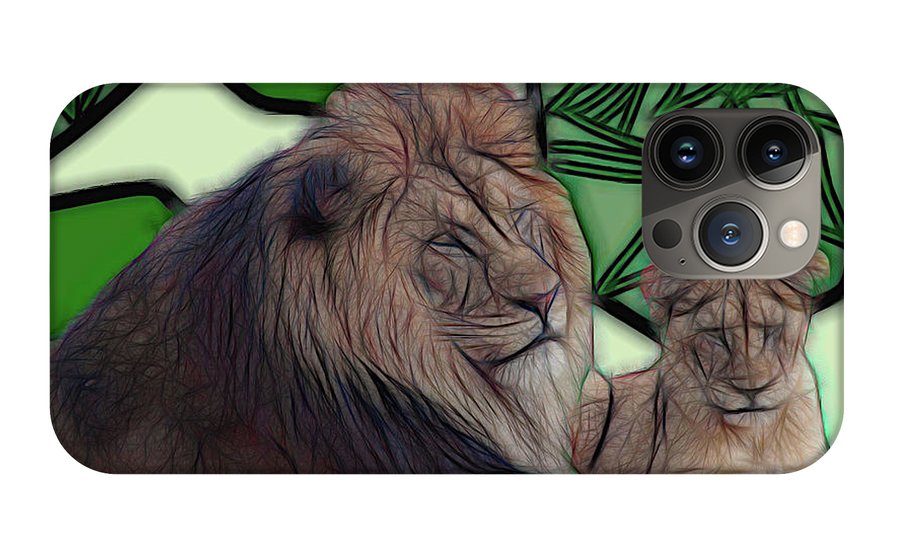 Father Lion - Phone Case