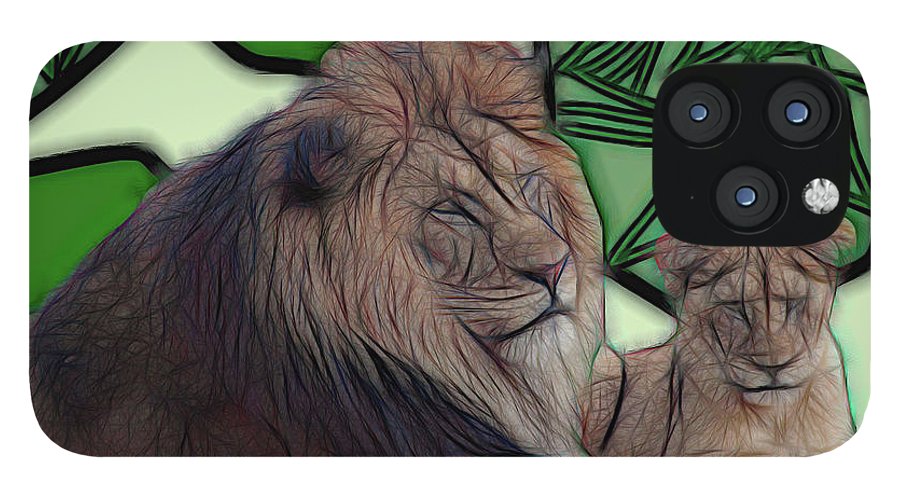 Father Lion - Phone Case