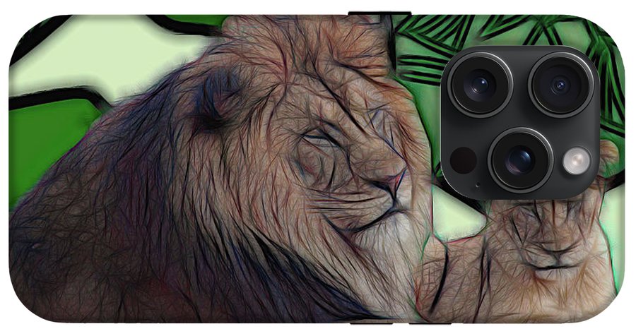 Father Lion - Phone Case
