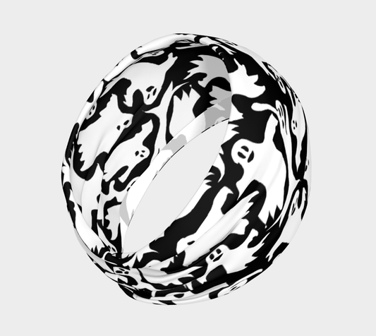 Ghosts Pattern Headband