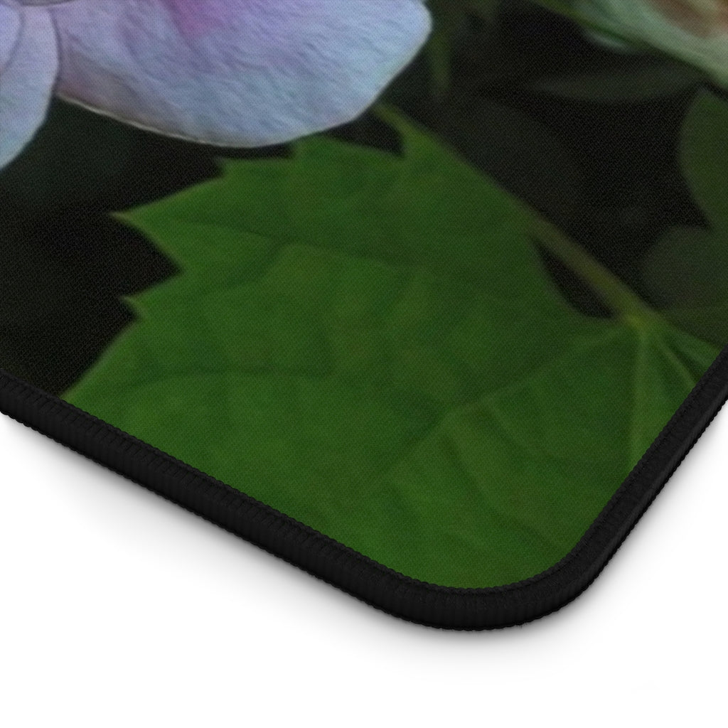 Wild Pink Rose Desk Mat
