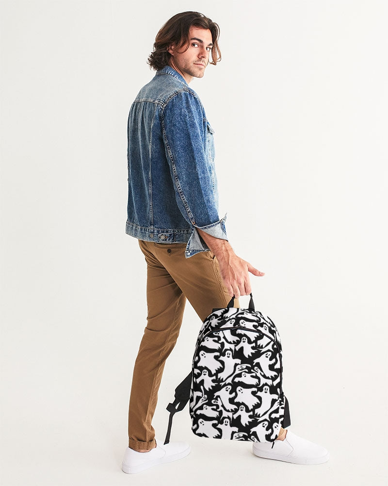 Ghosts Pattern Large Backpack