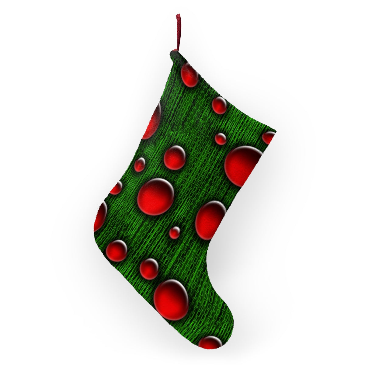 Geek Binary Digital Christmas Stockings