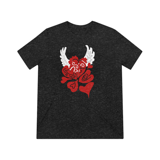 Hearts and Wings Unisex Triblend Tee