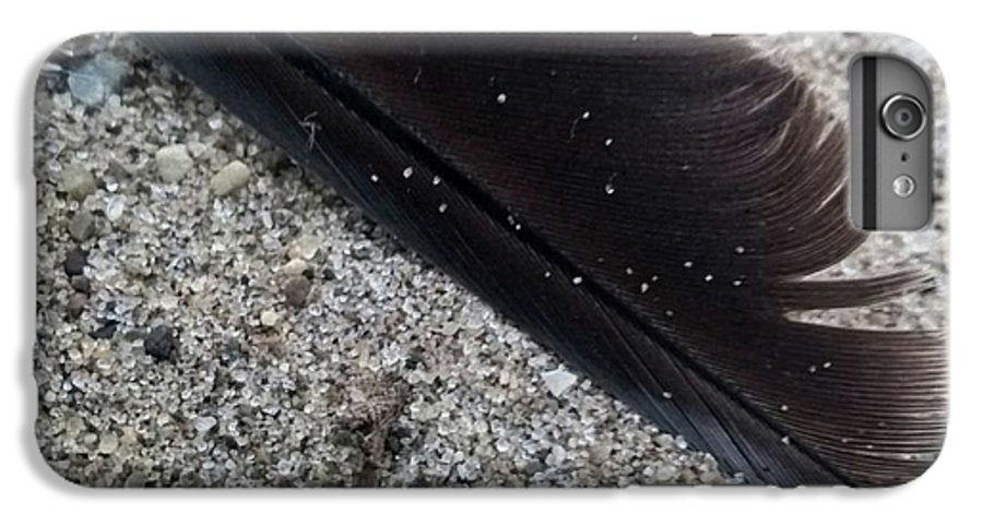 Feather On The Beach - Phone Case