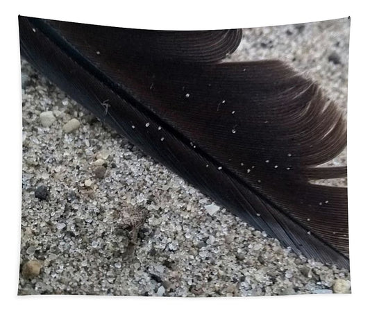 Feather On The Beach - Tapestry