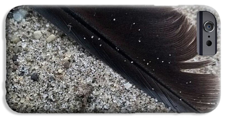 Feather On The Beach - Phone Case