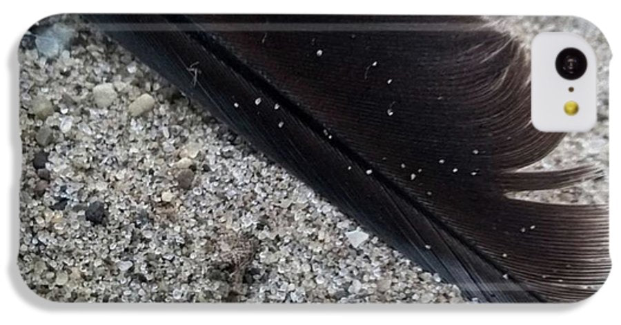 Feather On The Beach - Phone Case