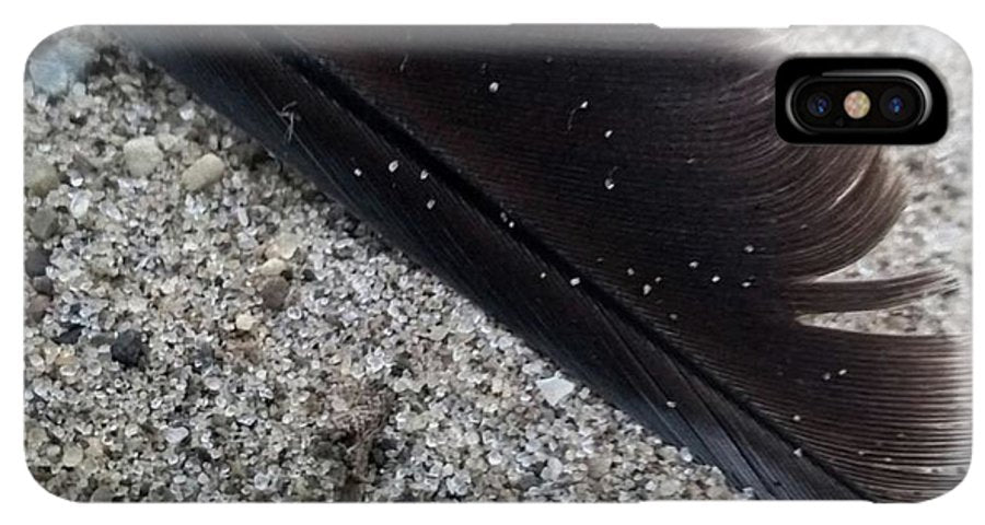 Feather On The Beach - Phone Case