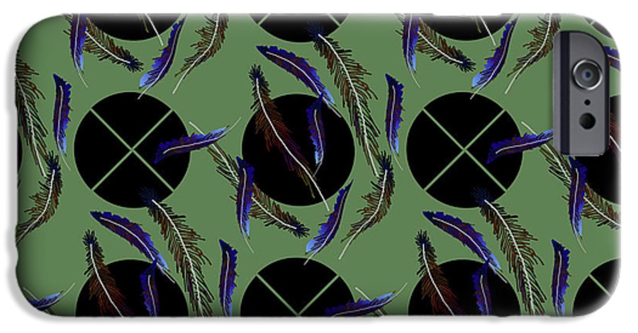 Feathers and Polkadots - Phone Case