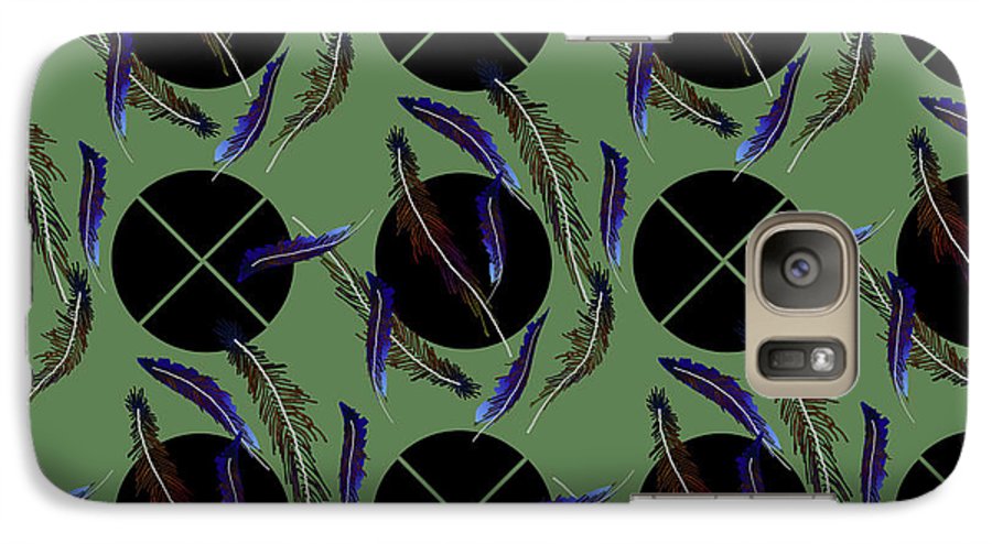 Feathers and Polkadots - Phone Case