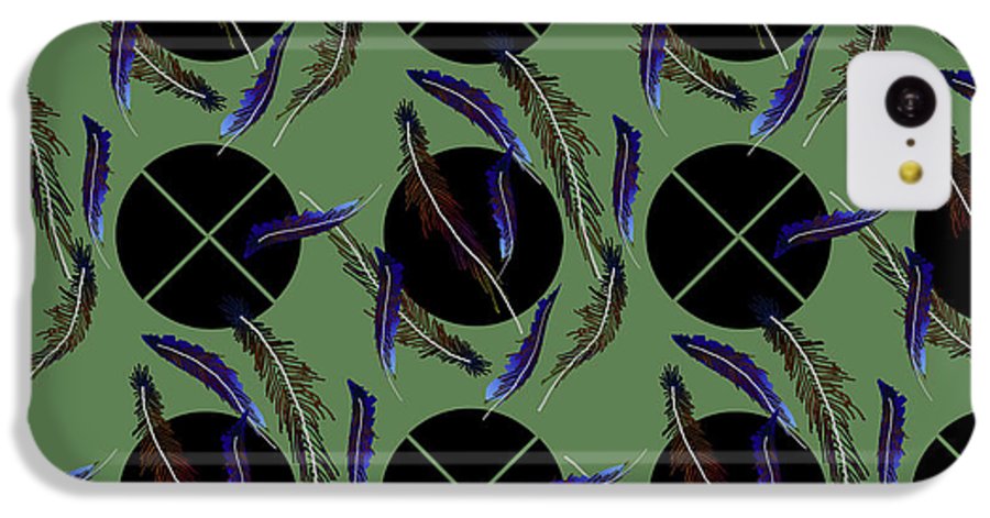 Feathers and Polkadots - Phone Case