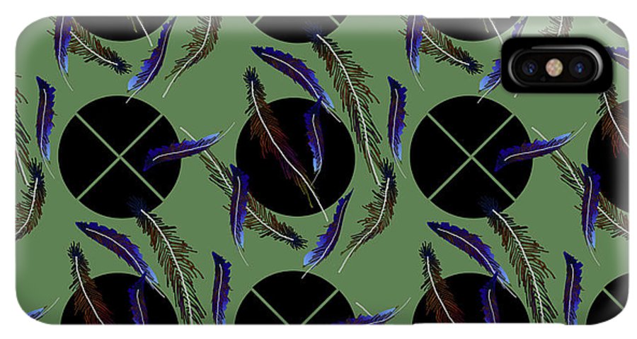 Feathers and Polkadots - Phone Case