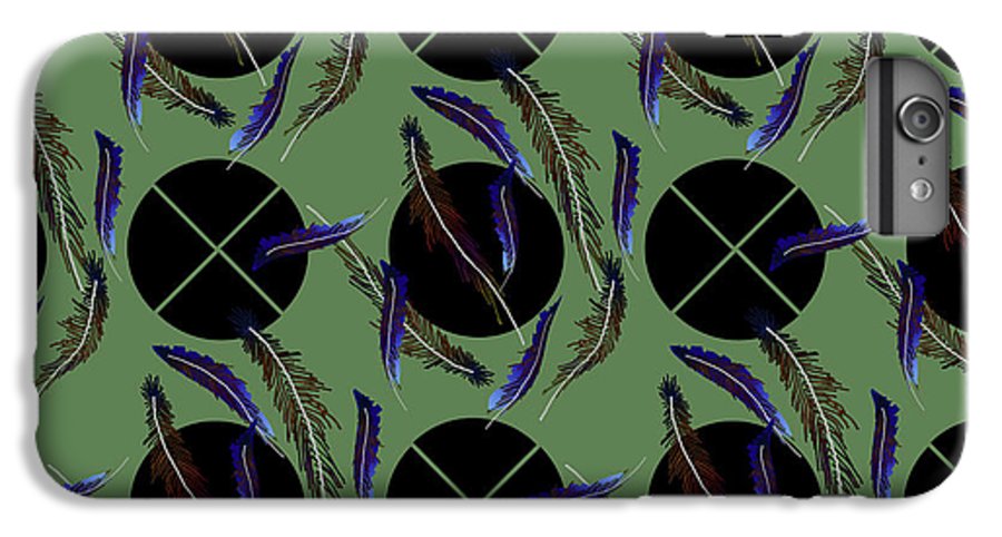 Feathers and Polkadots - Phone Case
