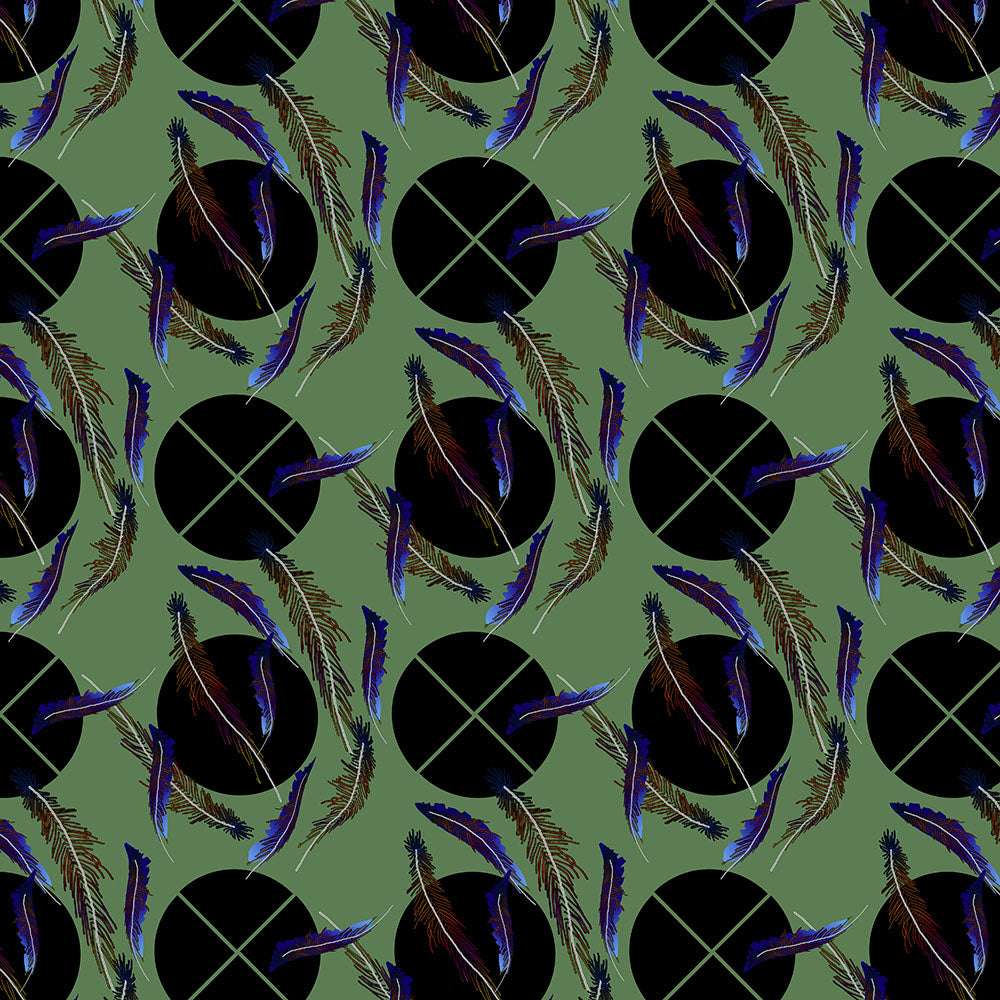 Feathers Pattern Digital Image Download