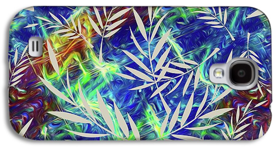Fern Collage With Liquid Stripes - Phone Case