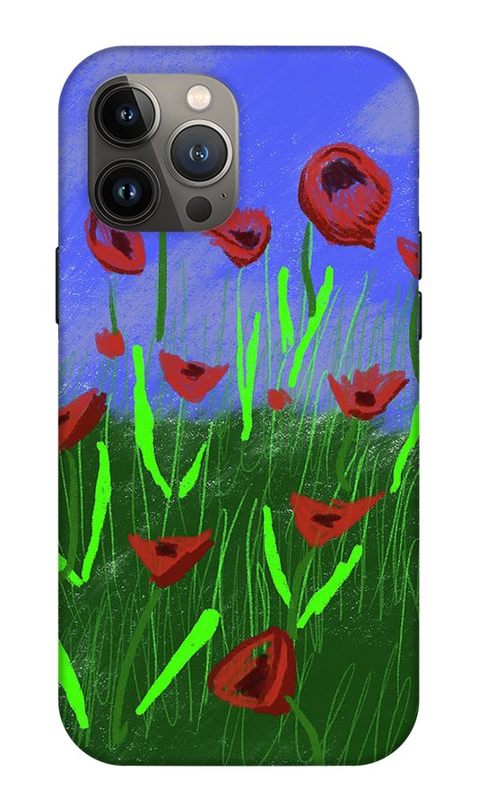 Field Of Poppies - Phone Case