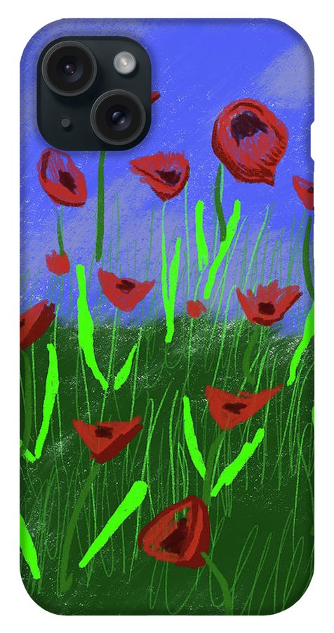 Field Of Poppies - Phone Case