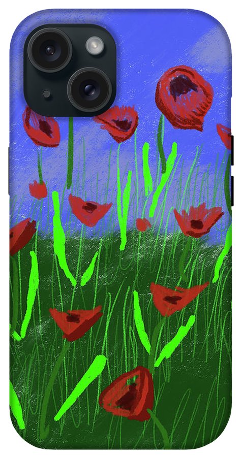Field Of Poppies - Phone Case