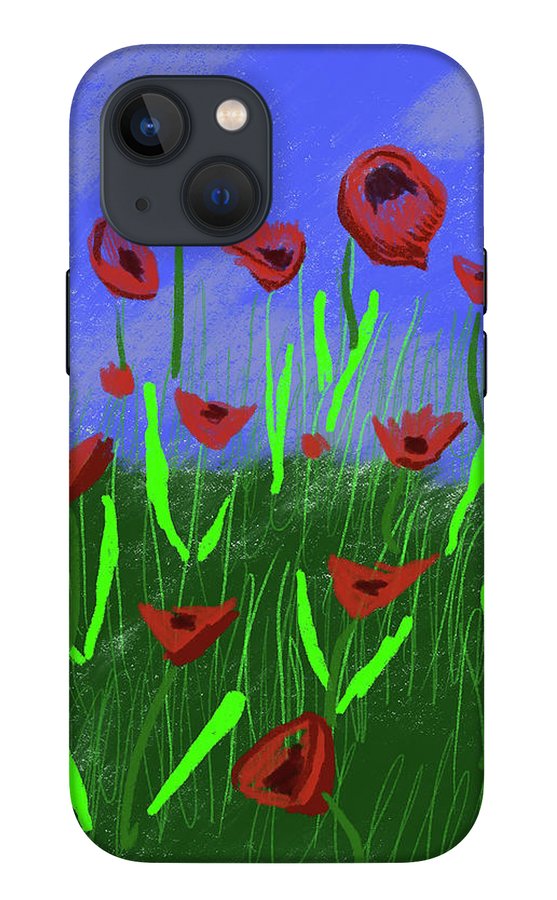 Field Of Poppies - Phone Case