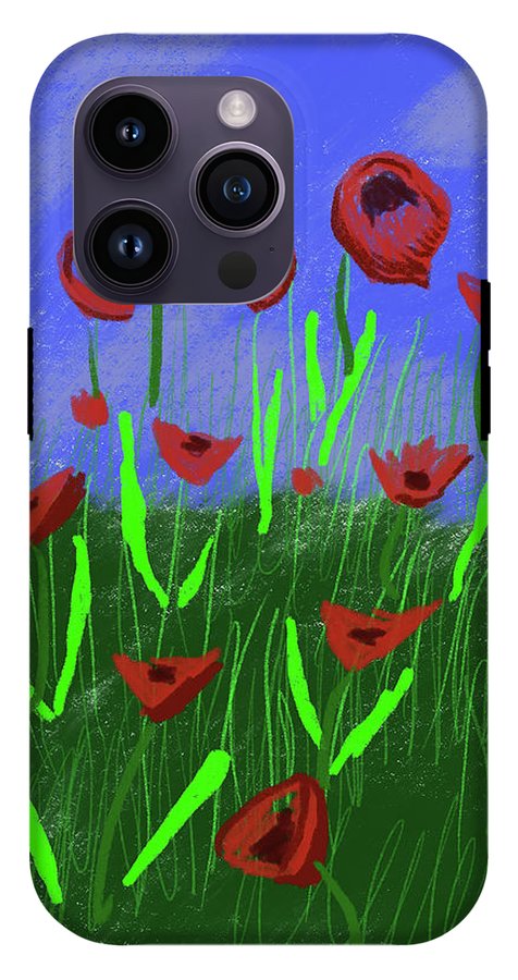 Field Of Poppies - Phone Case