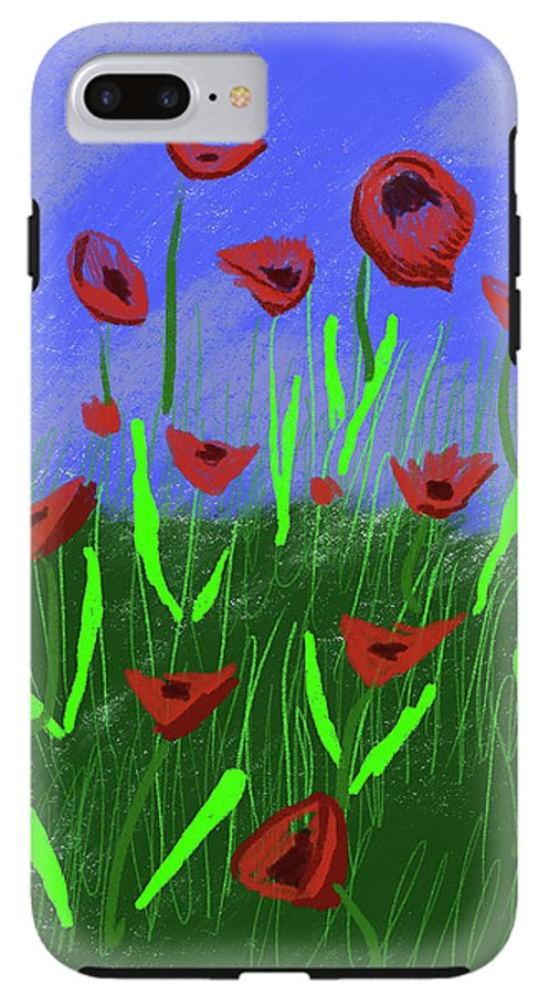 Field Of Poppies - Phone Case