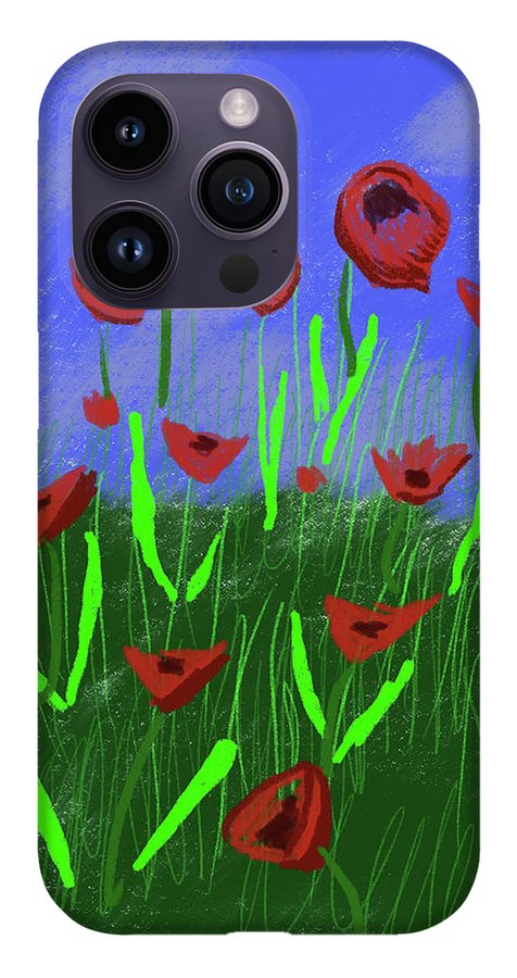 Field Of Poppies - Phone Case