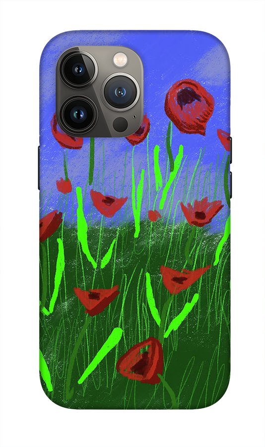 Field Of Poppies - Phone Case