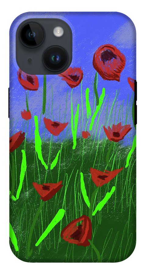 Field Of Poppies - Phone Case