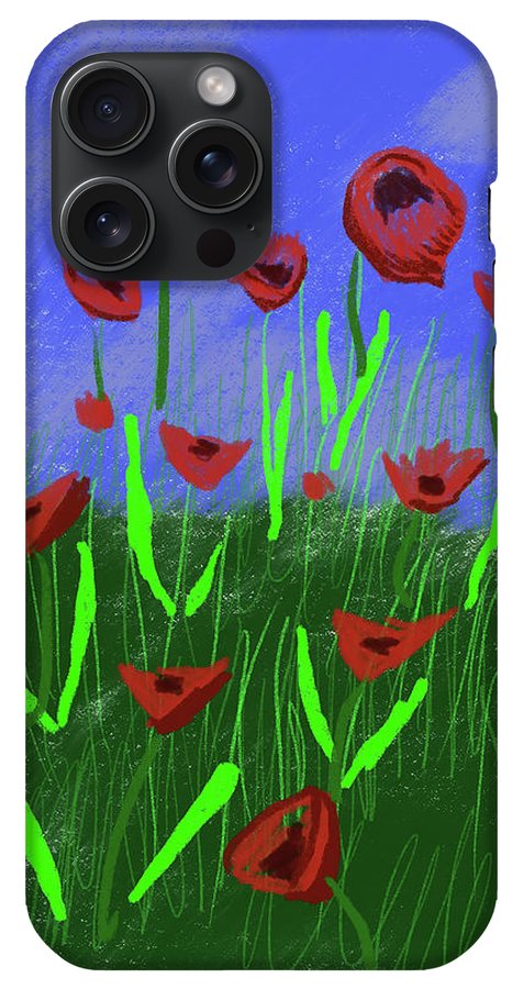 Field Of Poppies - Phone Case