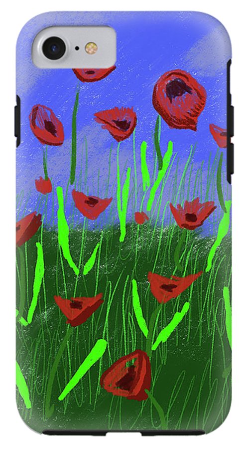 Field Of Poppies - Phone Case