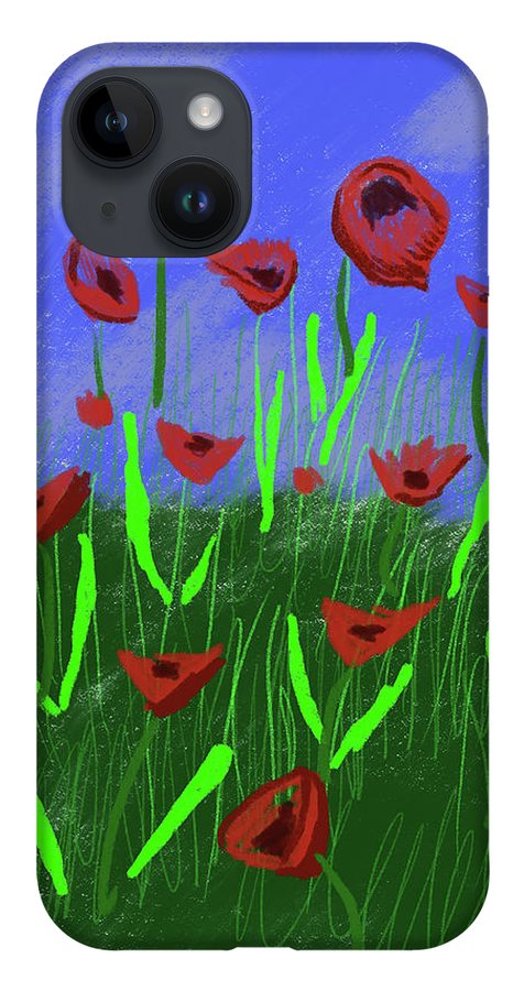 Field Of Poppies - Phone Case