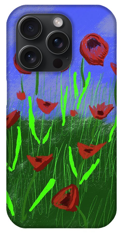 Field Of Poppies - Phone Case