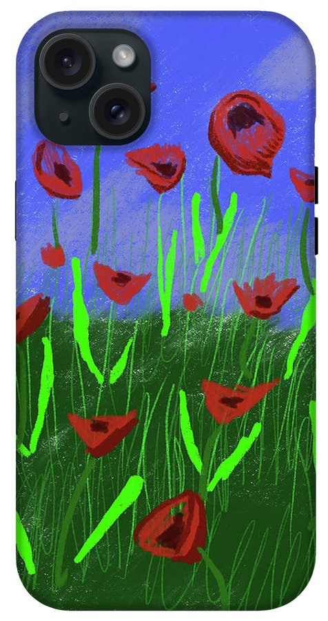 Field Of Poppies - Phone Case