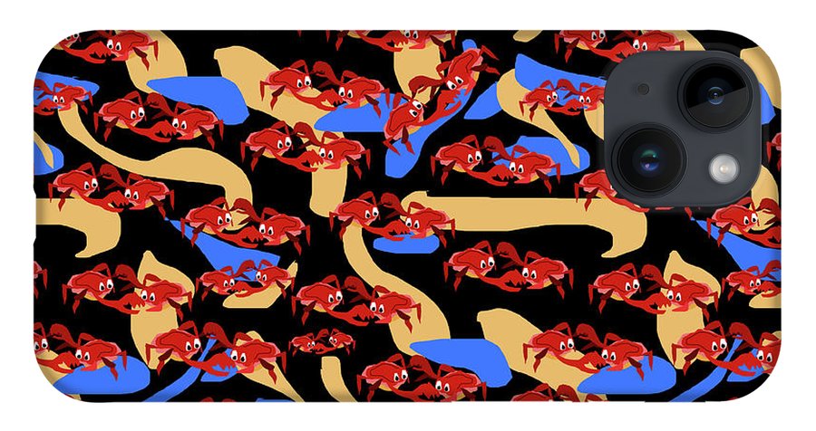 Fighting Crabbies Pattern - Phone Case
