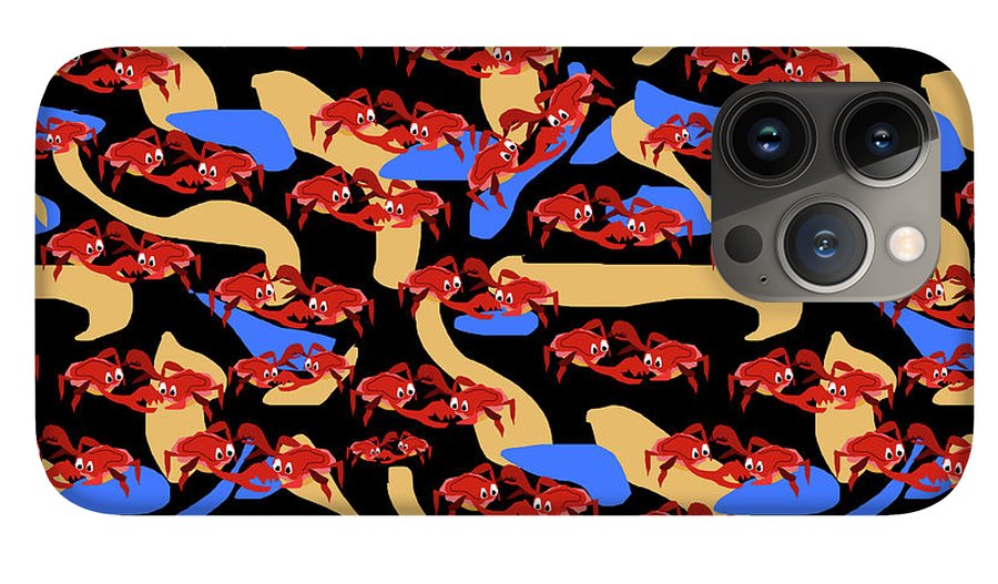 Fighting Crabbies Pattern - Phone Case