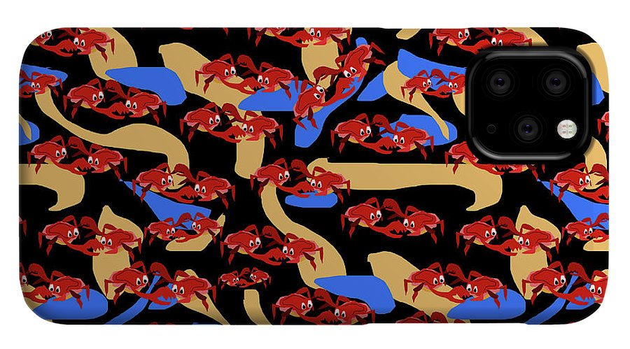 Fighting Crabbies Pattern - Phone Case