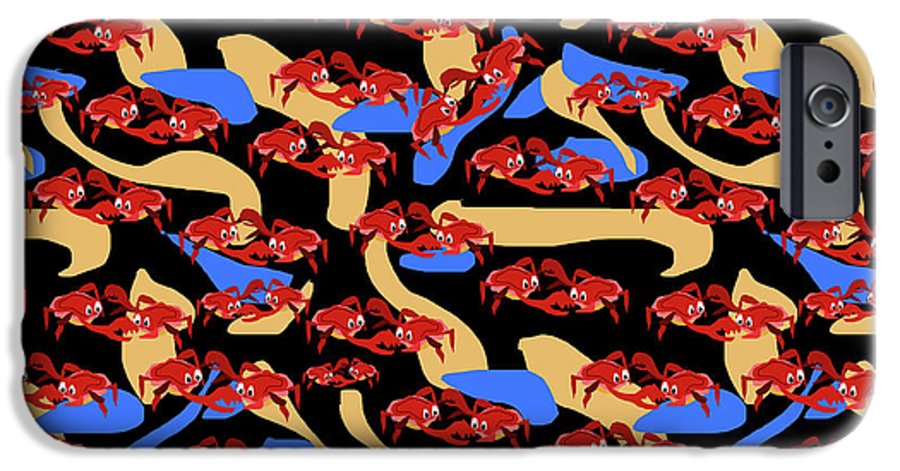 Fighting Crabbies Pattern - Phone Case