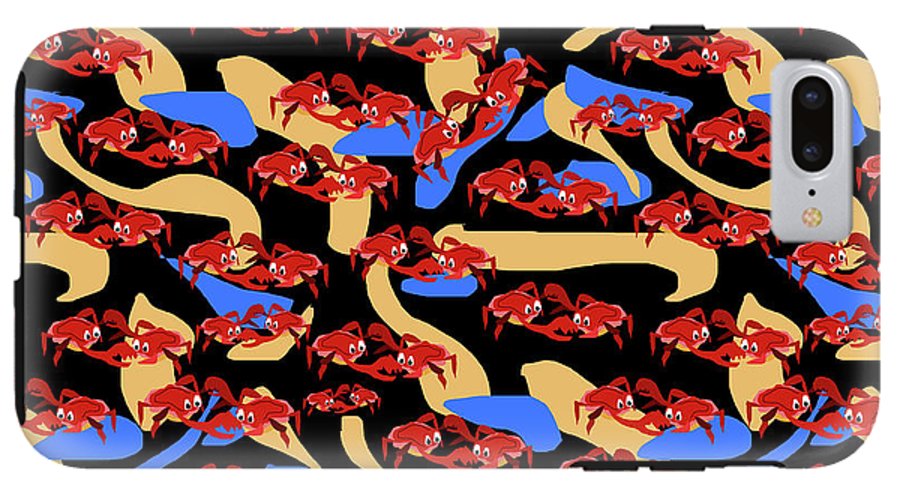 Fighting Crabbies Pattern - Phone Case