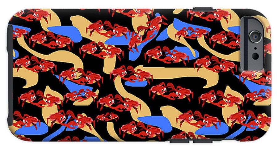 Fighting Crabbies Pattern - Phone Case