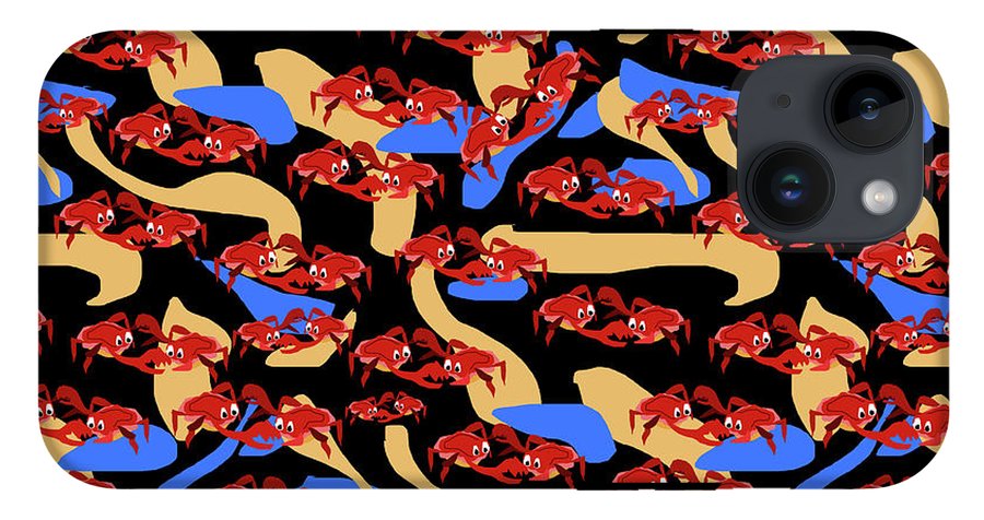 Fighting Crabbies Pattern - Phone Case