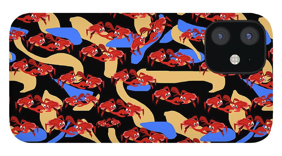 Fighting Crabbies Pattern - Phone Case