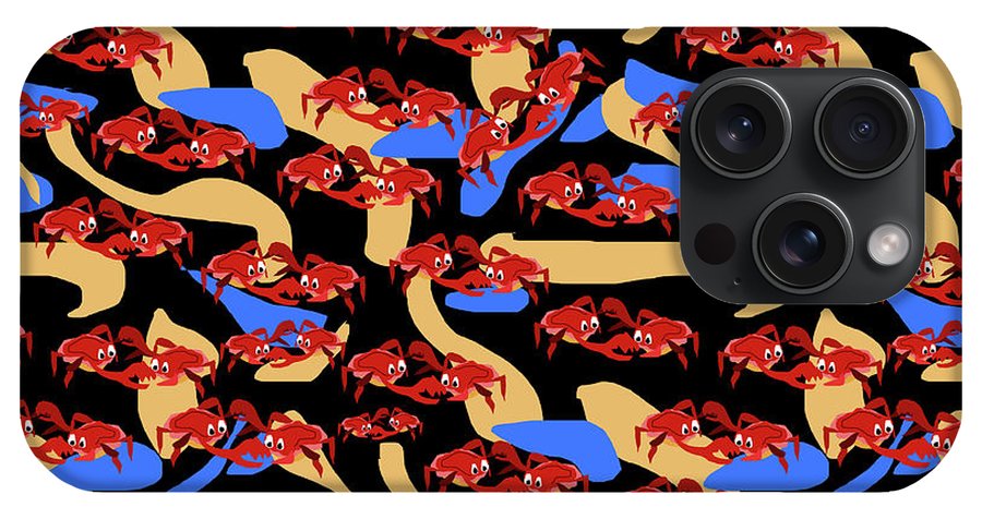 Fighting Crabbies Pattern - Phone Case
