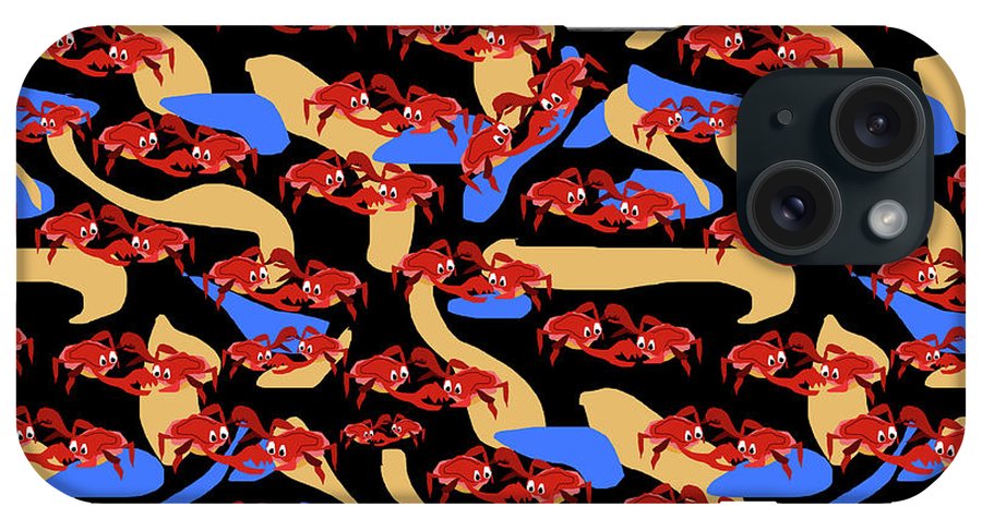 Fighting Crabbies Pattern - Phone Case