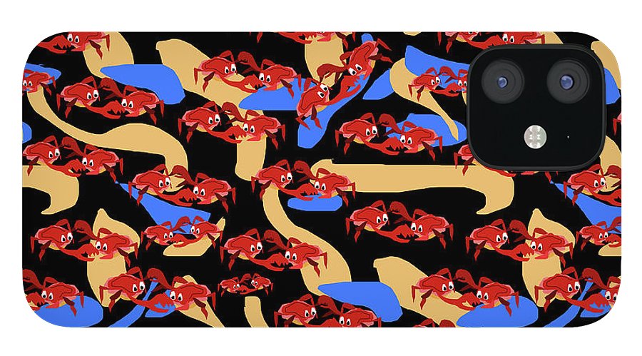 Fighting Crabbies Pattern - Phone Case