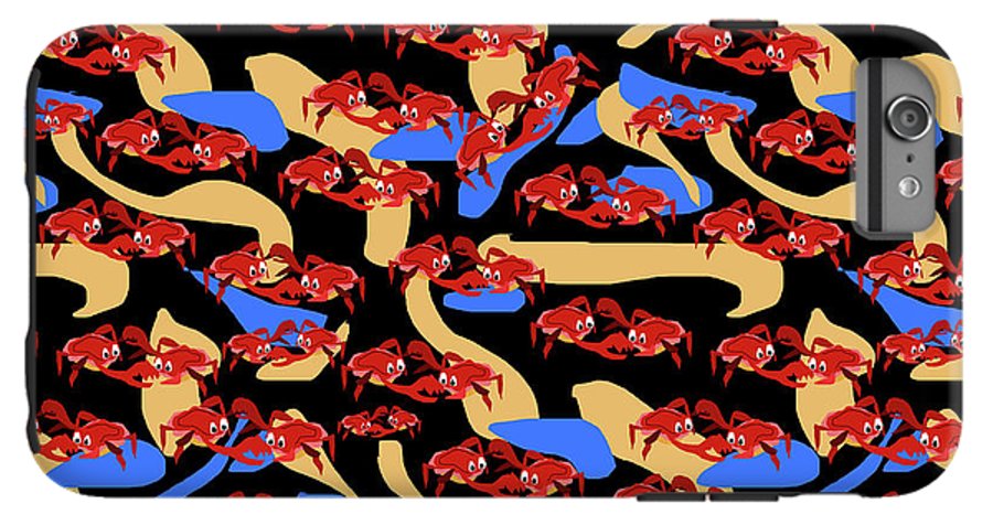 Fighting Crabbies Pattern - Phone Case