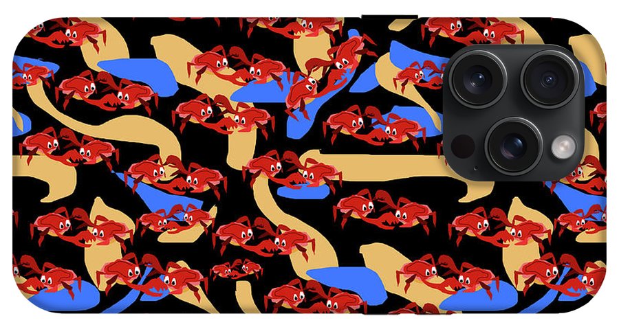 Fighting Crabbies Pattern - Phone Case