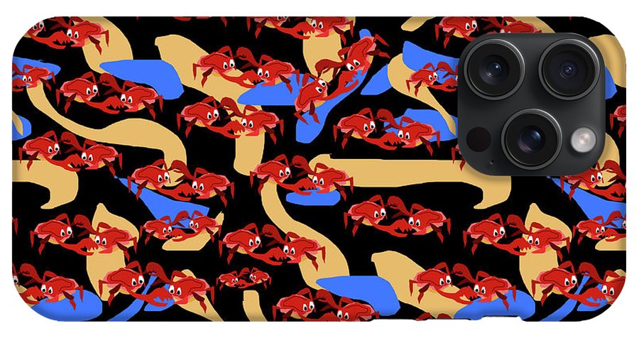 Fighting Crabbies Pattern - Phone Case